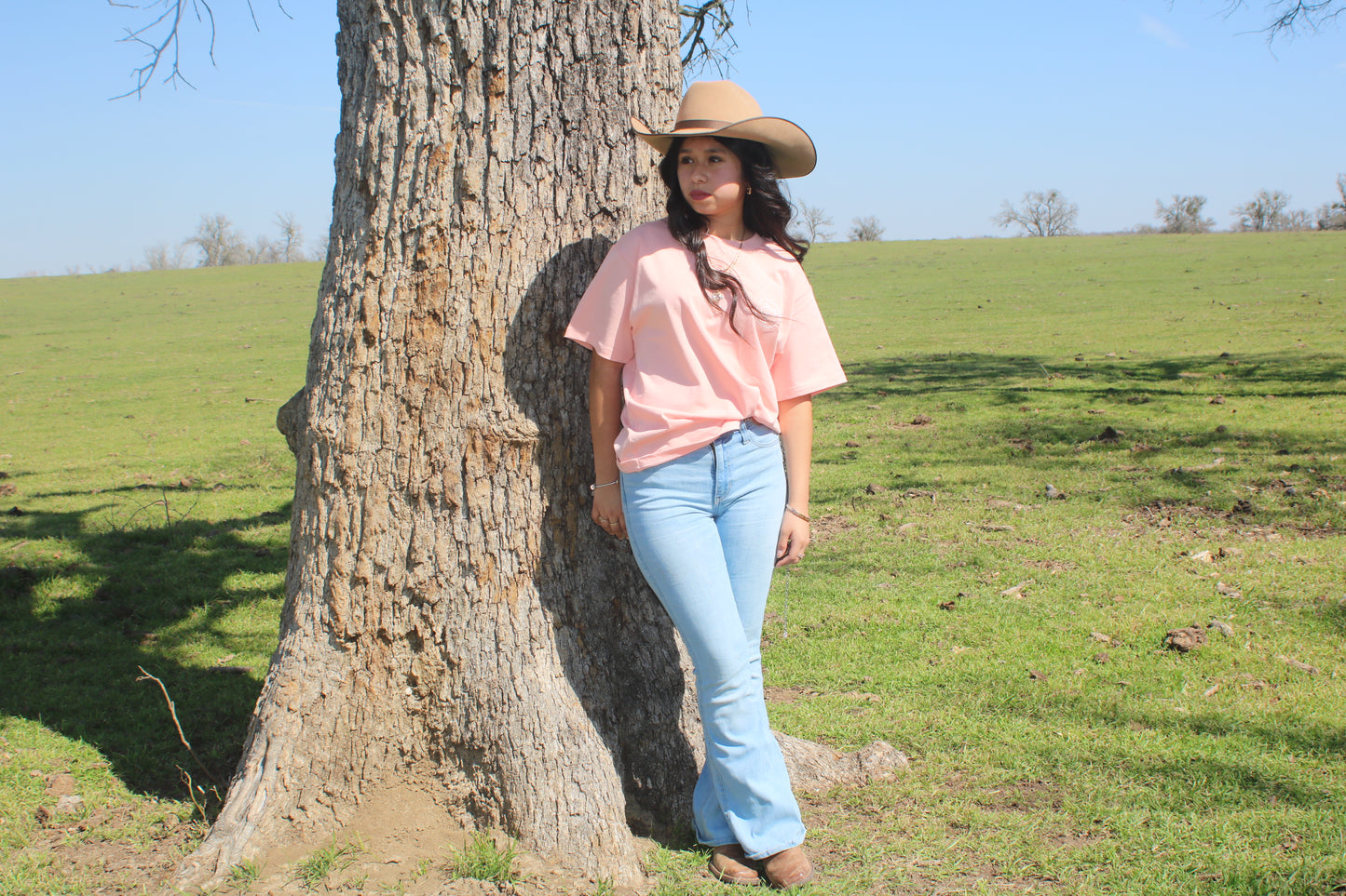 Pink Chap Saddle T-Shirt