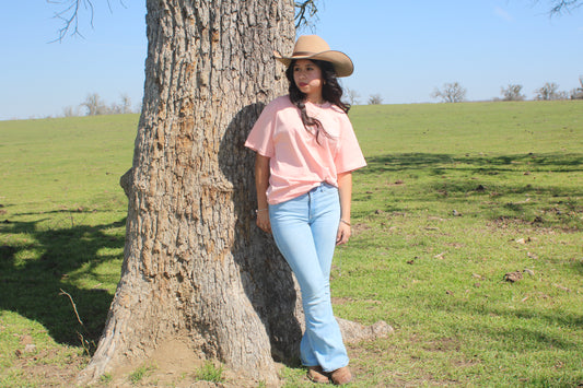 Pink Chap Saddle T-Shirt